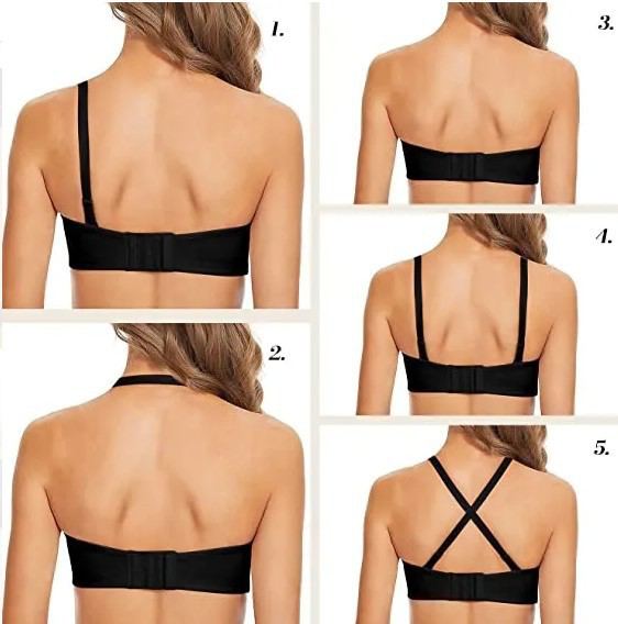 Promotion-Detachable-Strap Bandeau Bra