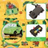 Puzzle Track Play - Operated Toy Vehicle and Puzzle Board