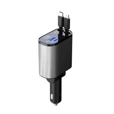 Racetractable 4-in-1 Car Charger