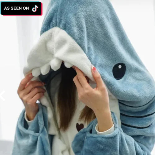 Shark Blanket Hoodie Onesize Fits All