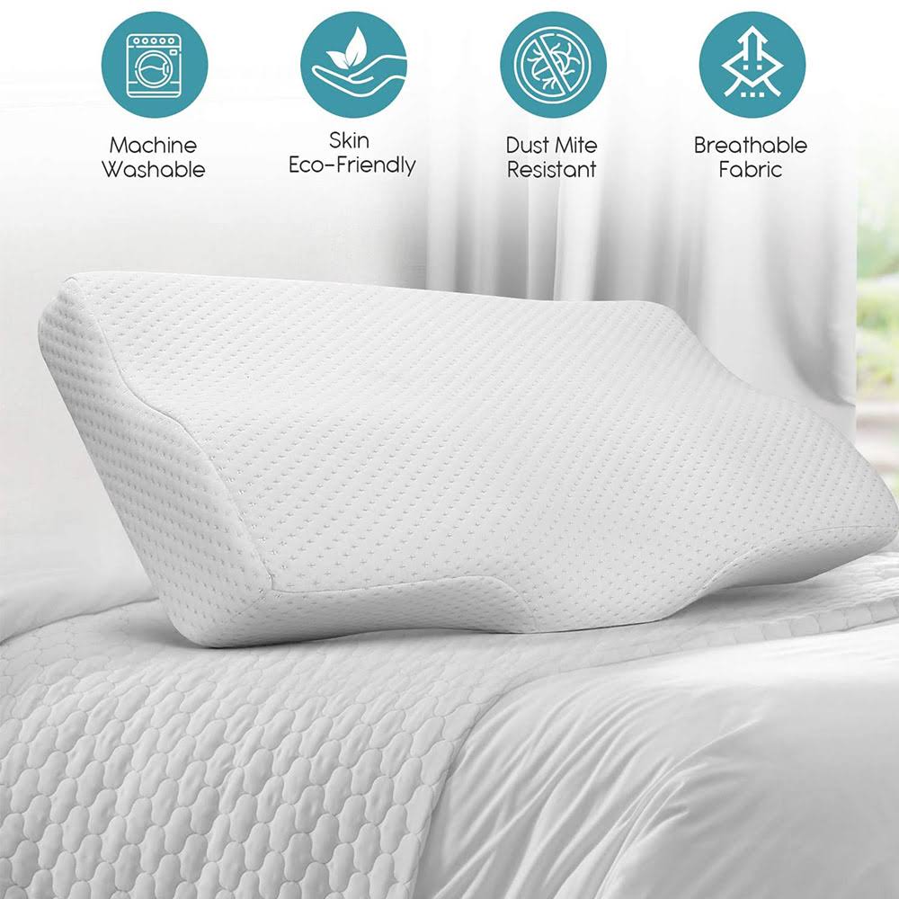 SleepEasy Contoured Orthopedic Pillow