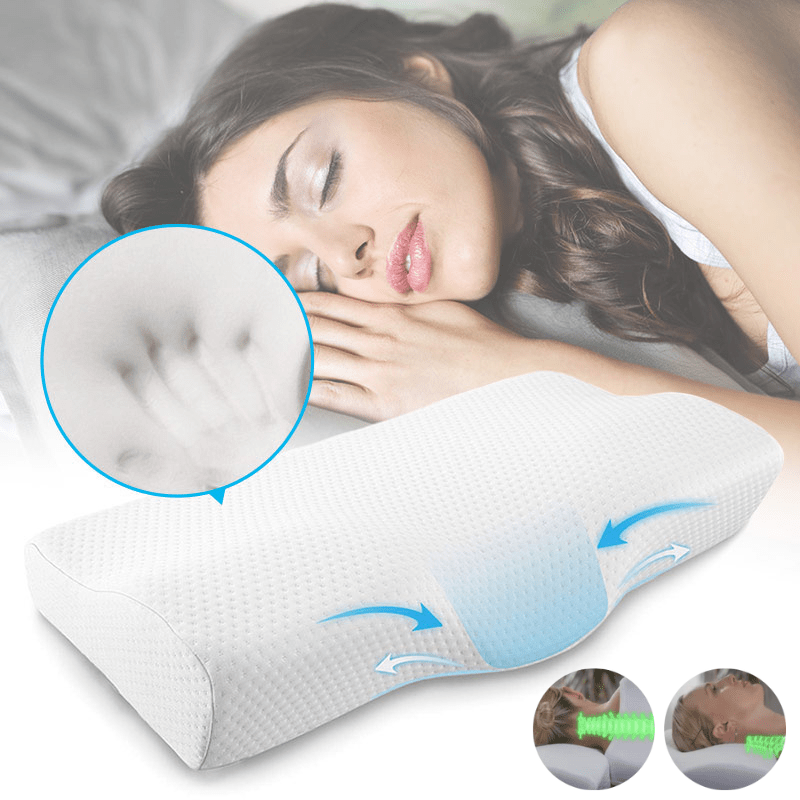 SleepEasy Contoured Orthopedic Pillow