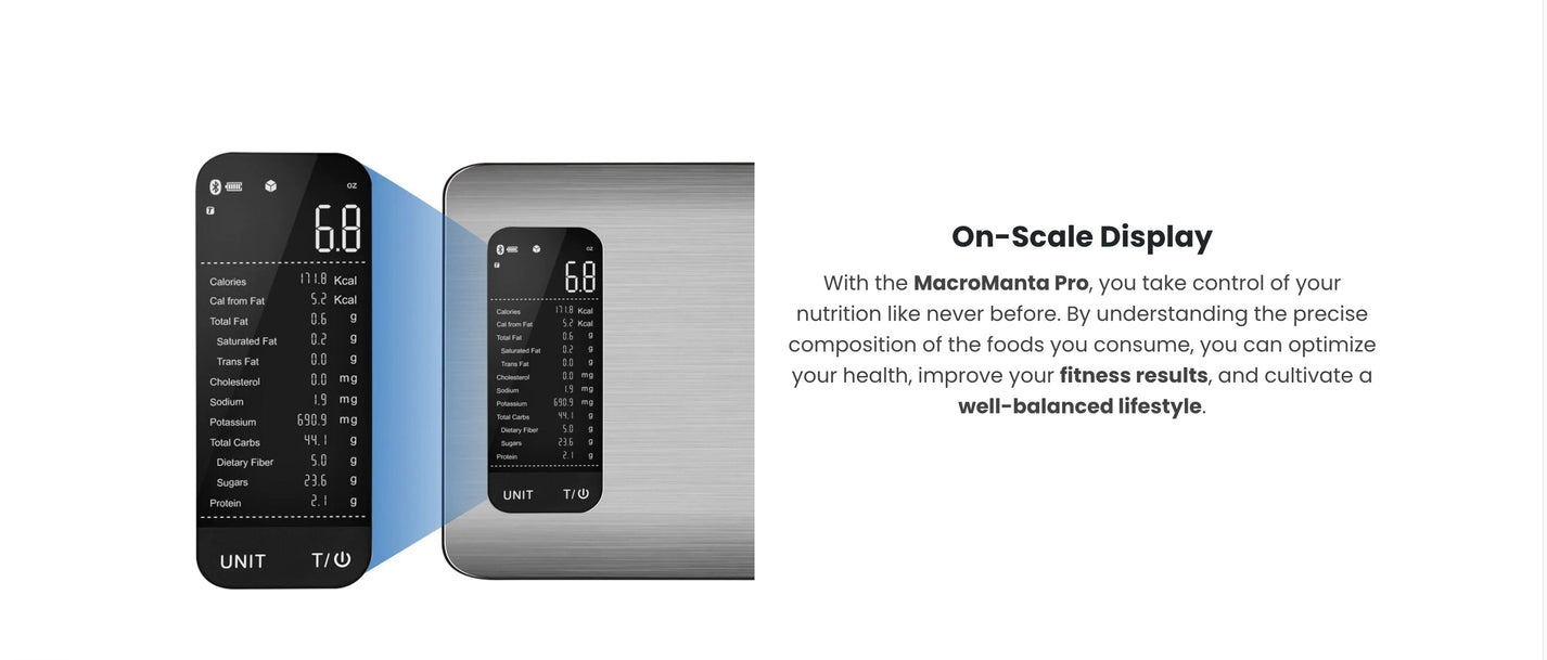 Smart nutrition Bluetooth Food scale