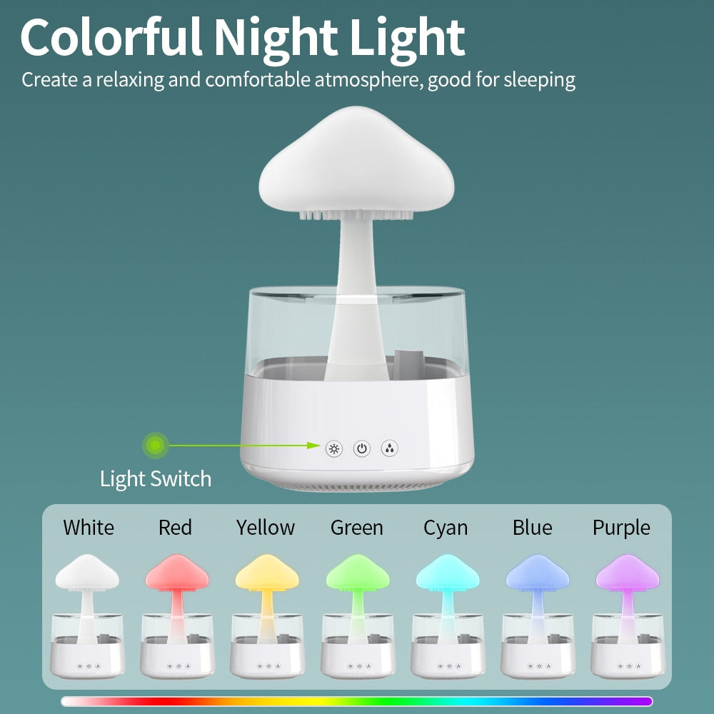 Snuggling Cloud – Gloomy Rain Cloud Humidifier