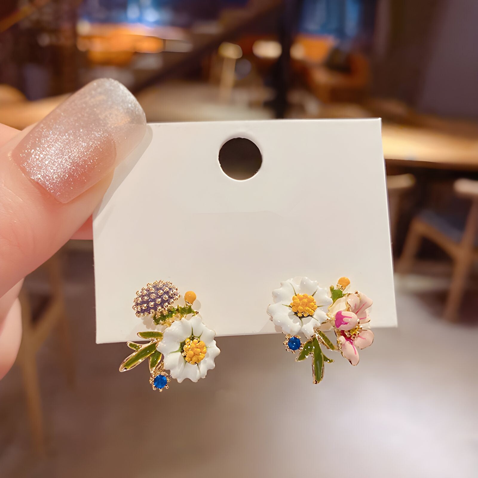 Summer Blossom Earrings (Pair)