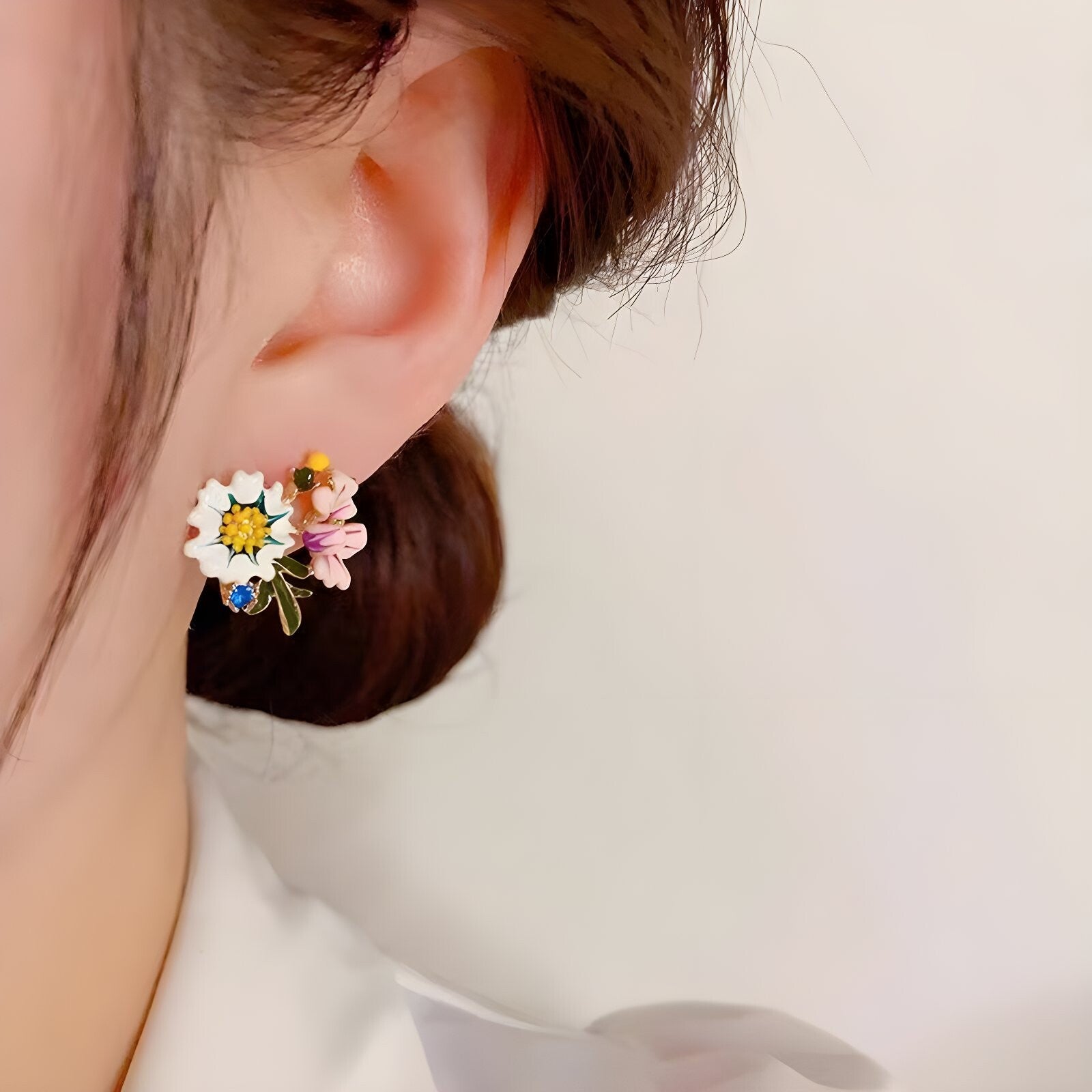 Summer Blossom Earrings (Pair)