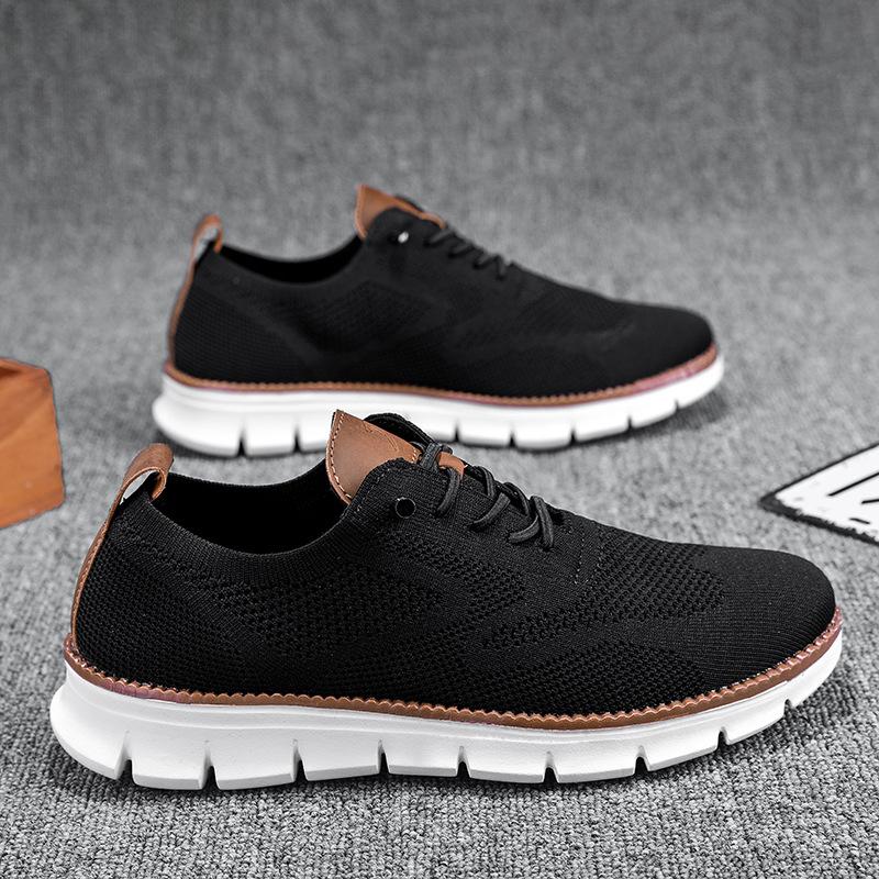 Summer breathable sneakers fly woven mesh shoes