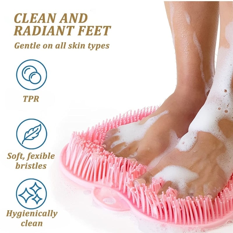 Summer Hot Sale - Shower Foot & Back Scrubber Massage Pad