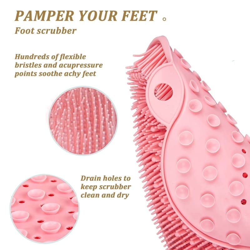 Summer Hot Sale - Shower Foot & Back Scrubber Massage Pad