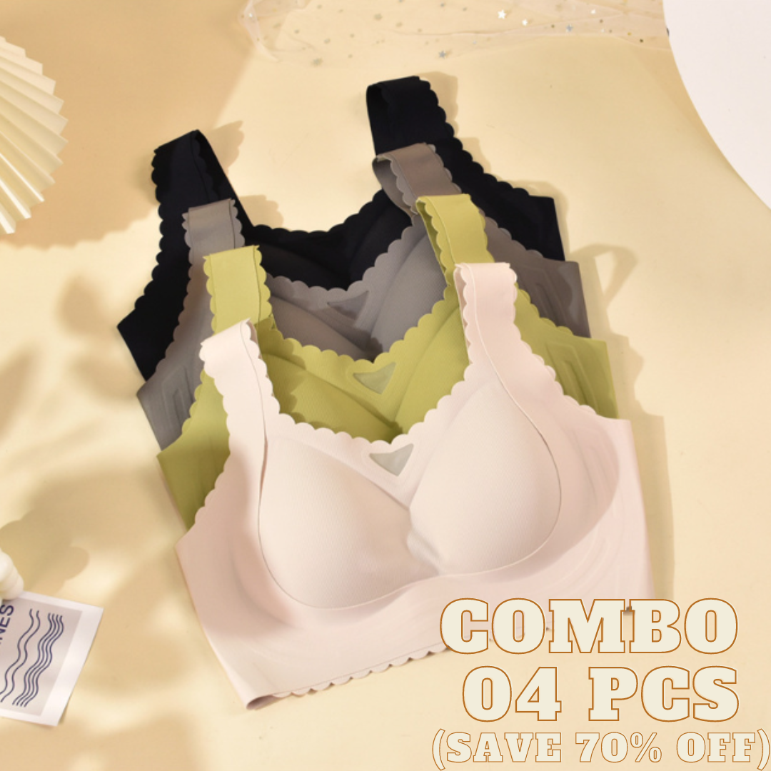 Sweet Smooth - Scalloped Design Natural Uplift Bra