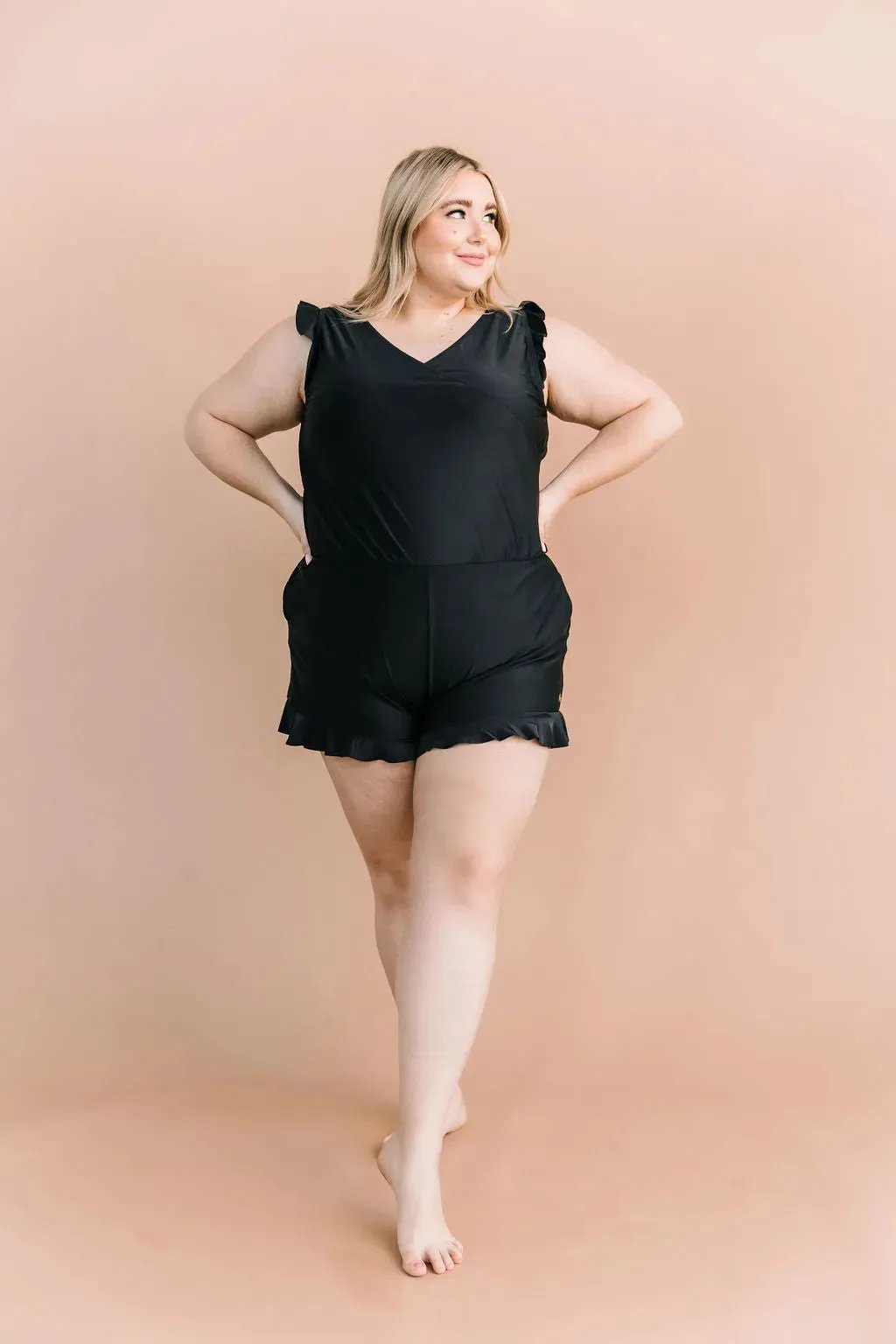 Swim Romper w/ Built-in Bra