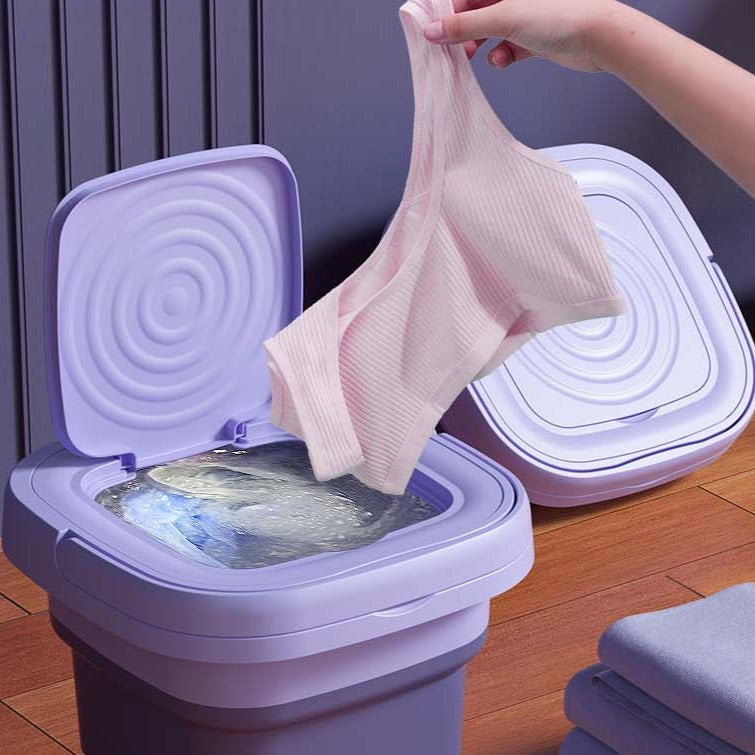 The Wirlwash Foldable Mini Washing Machine