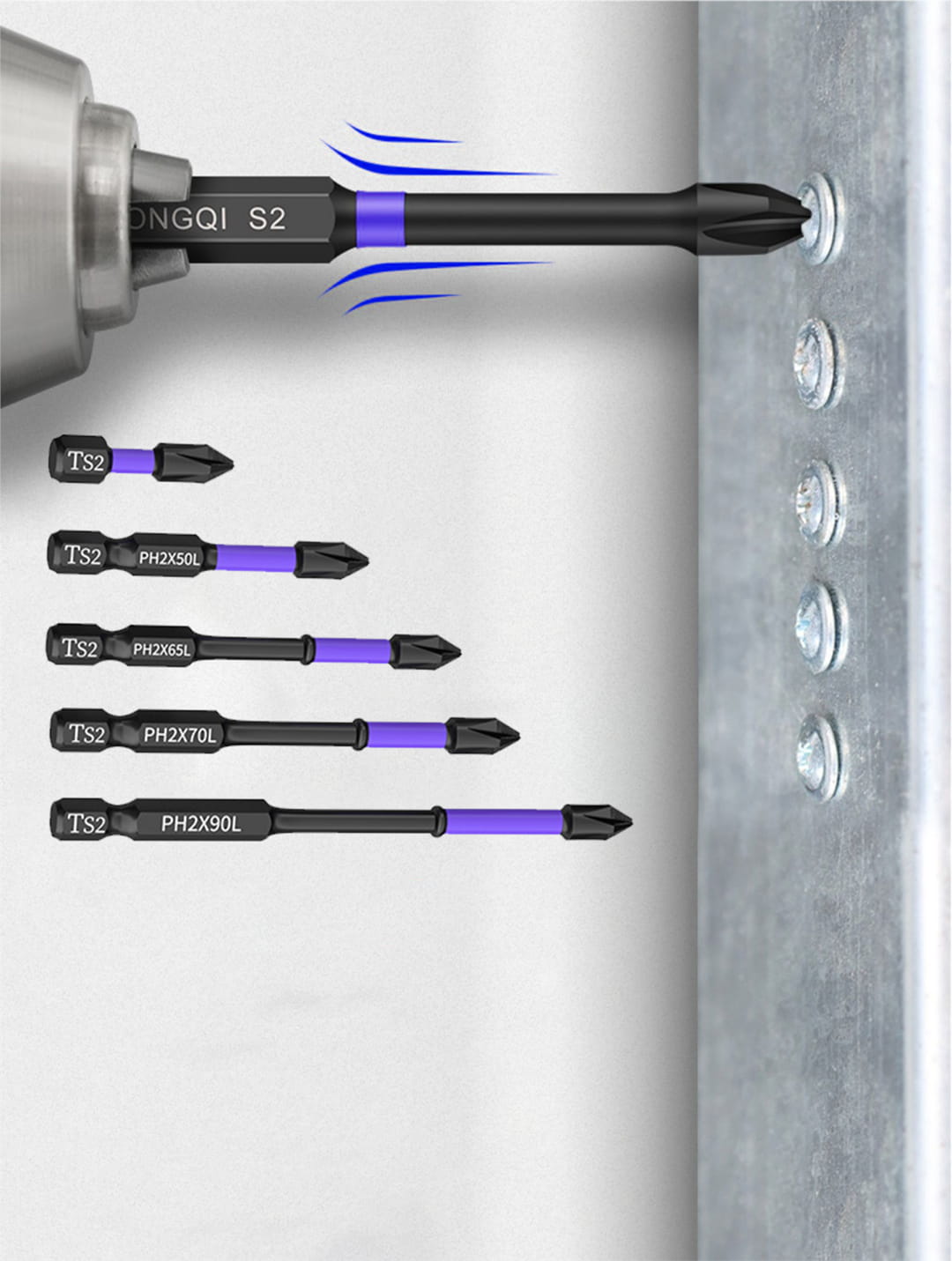 Upgraded High Hardness And Strong Magnetic Bit