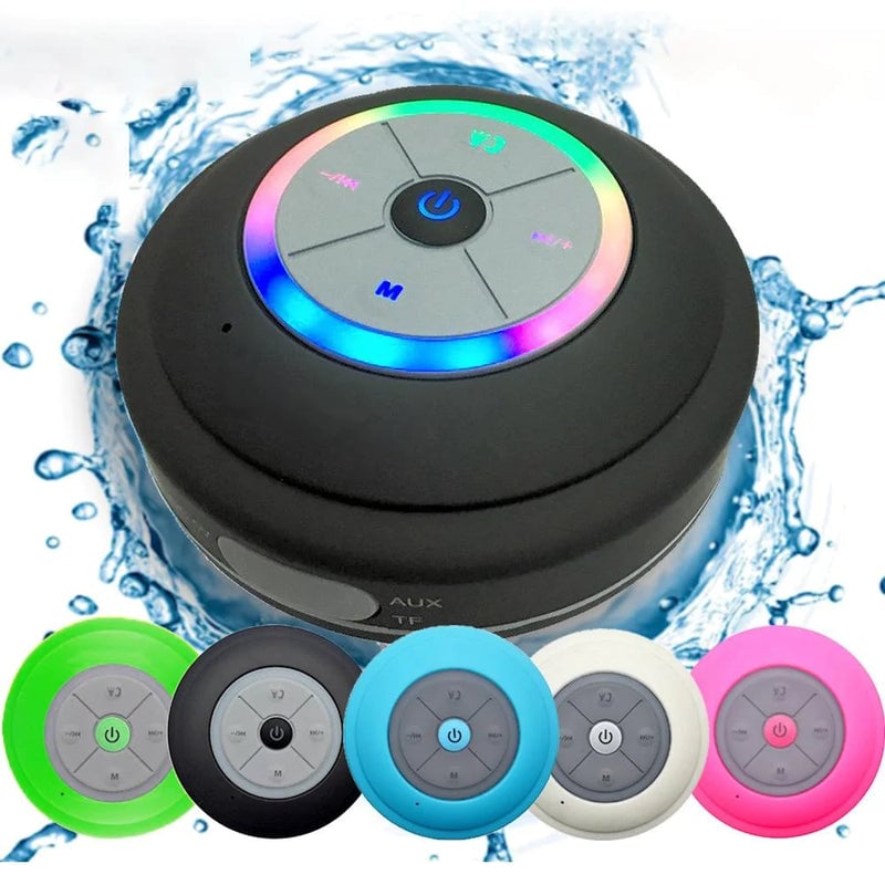 Waterproof Wireless Speaker With LED Lights - Buy 2 Save 15%