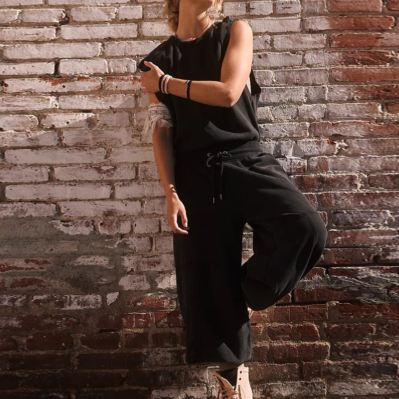 Wide Leg Jumpsuit (Buy 2 Free Shipping)