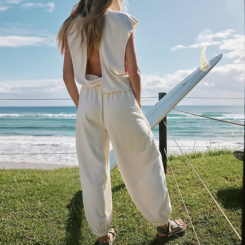 Wide Leg Jumpsuit (Buy 2 Free Shipping)