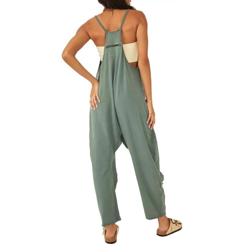 Wide Leg Jumpsuit with Pockets