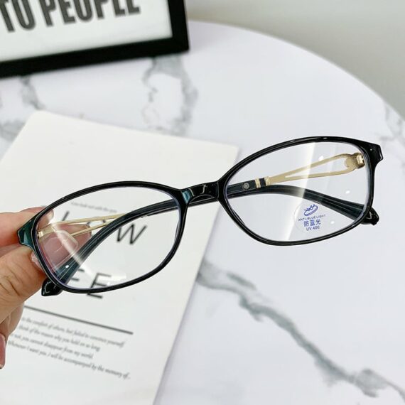 WOMEN'S FASHION LIGHTWEIGHT METAL ANTI-BLUE LIGHT READING GLASSES ...