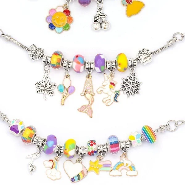 (2023 BEST GIFT TO MY GRANDDAUGHTER) DIY Crystal Bracelet Set