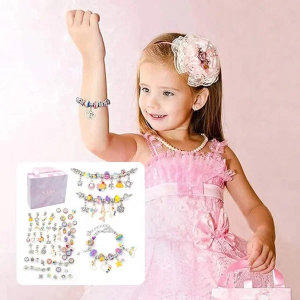 (2023 BEST GIFT TO MY GRANDDAUGHTER) DIY Crystal Bracelet Set