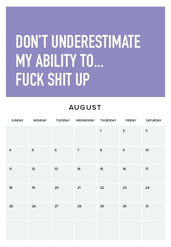 2024 CALENDAR ADULTING IS HARD