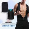 60% OFF - MANSON Gynecomastia Compress Zipper Vest