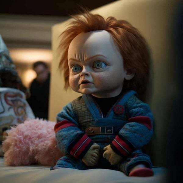 A GREAT GIFT FOR HALLOWEEN - BABY HORROR KILLER DOLL