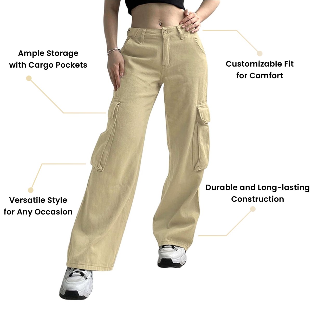 Adjustable Cargo Pants