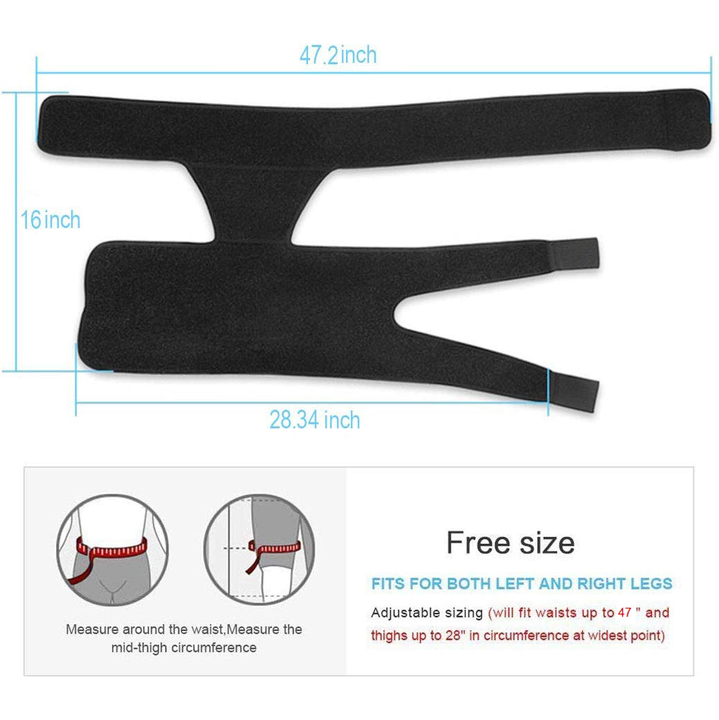 AizoCell Hip Brace and Hip Stabilizer with Adjustable Brace Straps, Improved Compression Focus, Stable Grip, Breathable Material and Non-slip Design