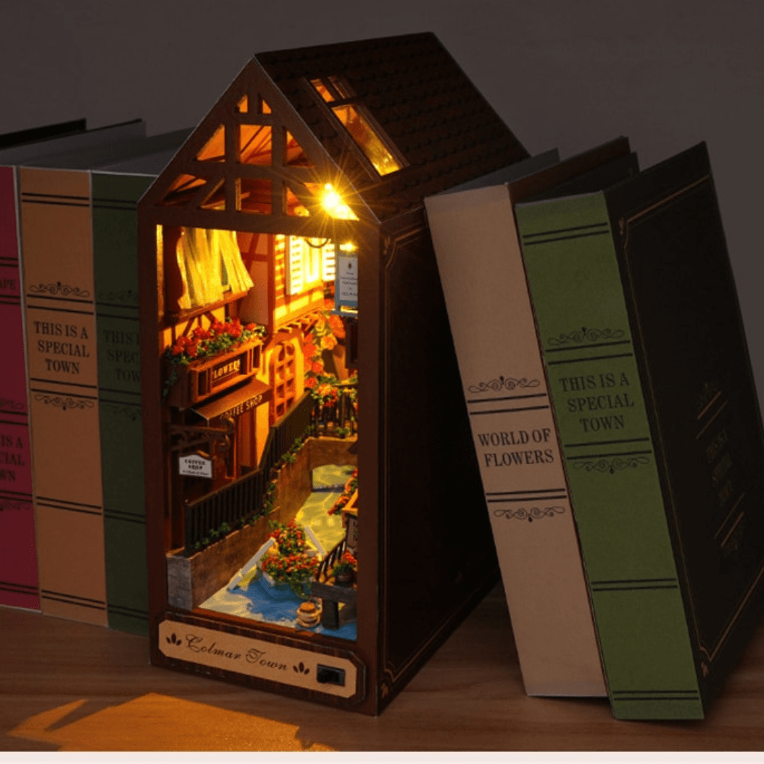 Book Nooks DIY 3D Wooden Puzzle