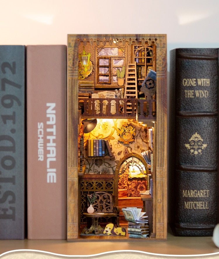 Book Nooks DIY 3D Wooden Puzzle