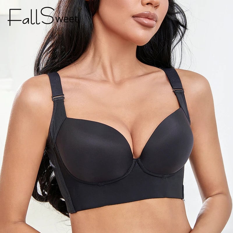 Bra with shapewear incorporated - LAST DAY 70% OFF - FallSweet Deep Cup Bra Push Up Bras for Women Plus Size