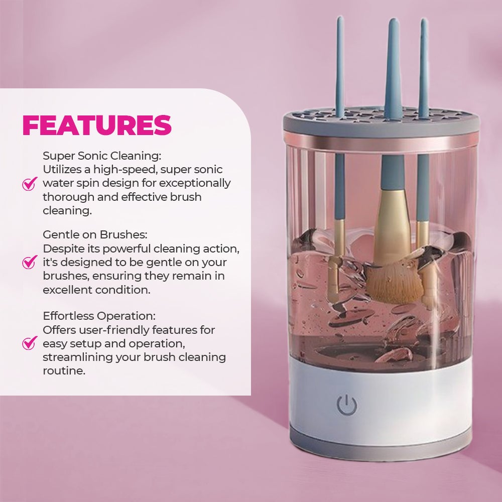 Bristlefy Electric Makeup Brush Cleaner