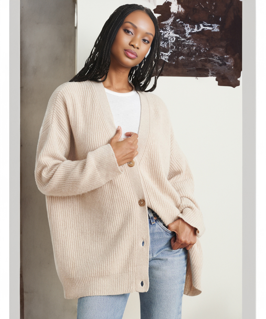 Cashmere Cocoon Cardigan