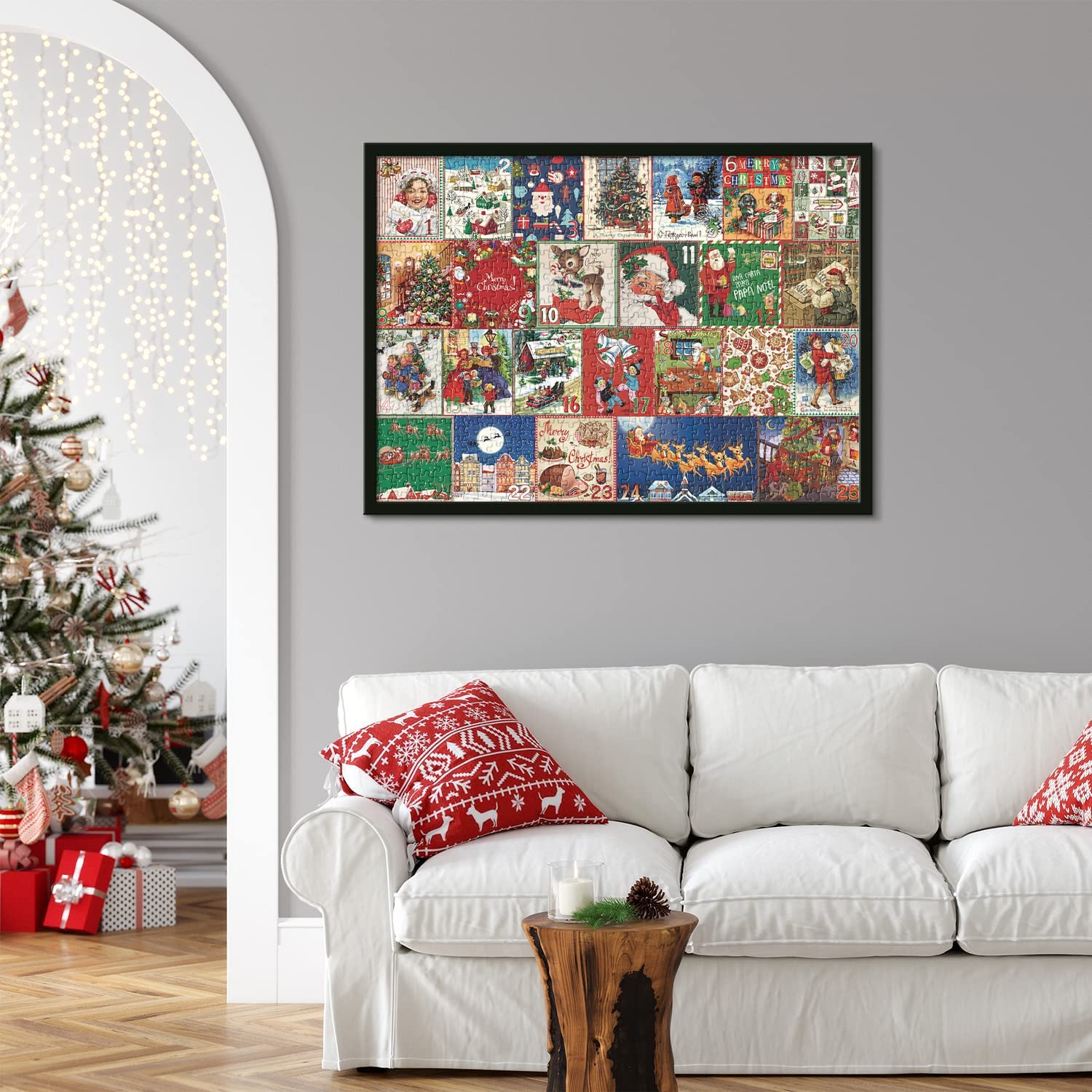 Christmas Advent Calendar Jigsaw Puzzle  1000pcs