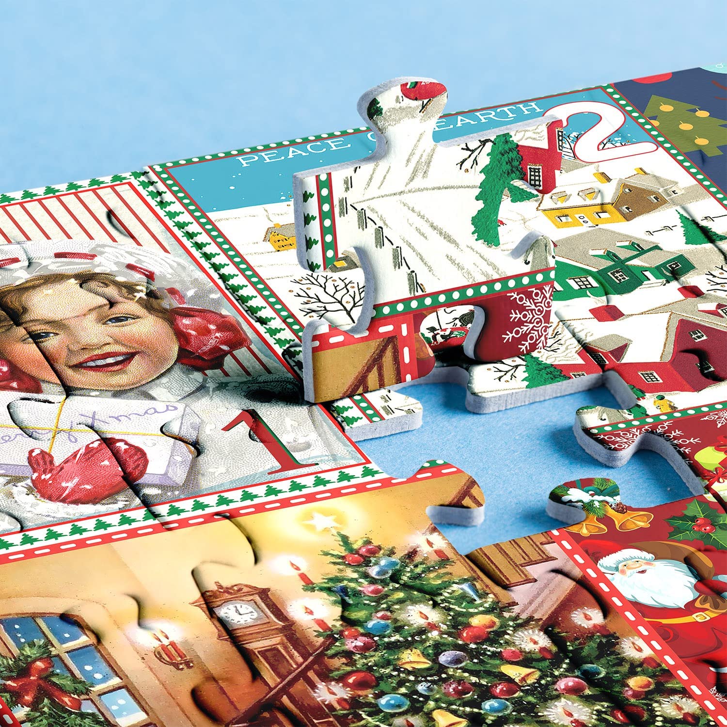 Christmas Advent Calendar Jigsaw Puzzle  1000pcs