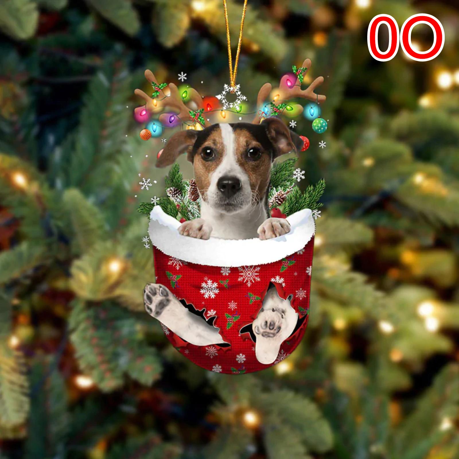 Christmas Dogs Ornaments