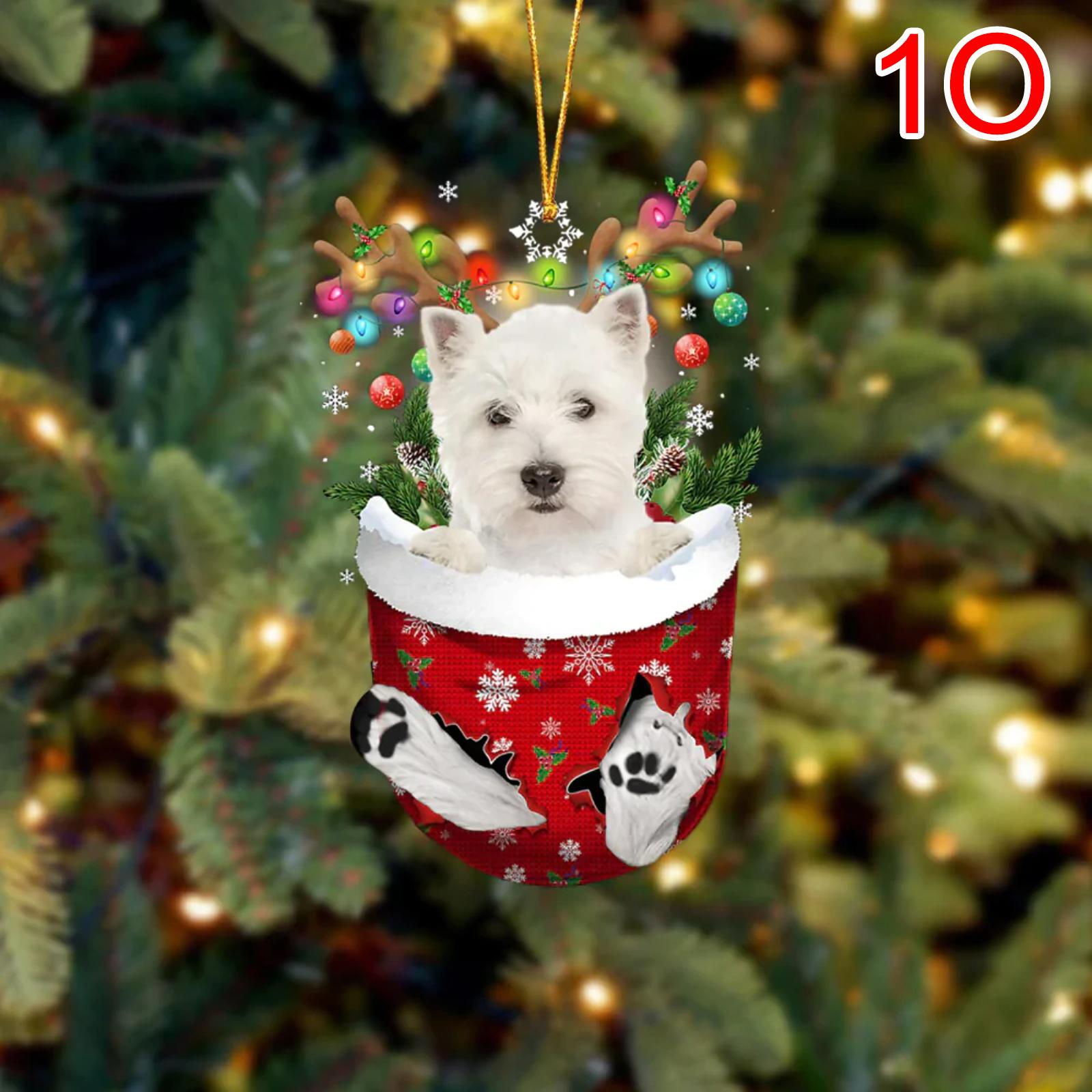 Christmas Dogs Ornaments