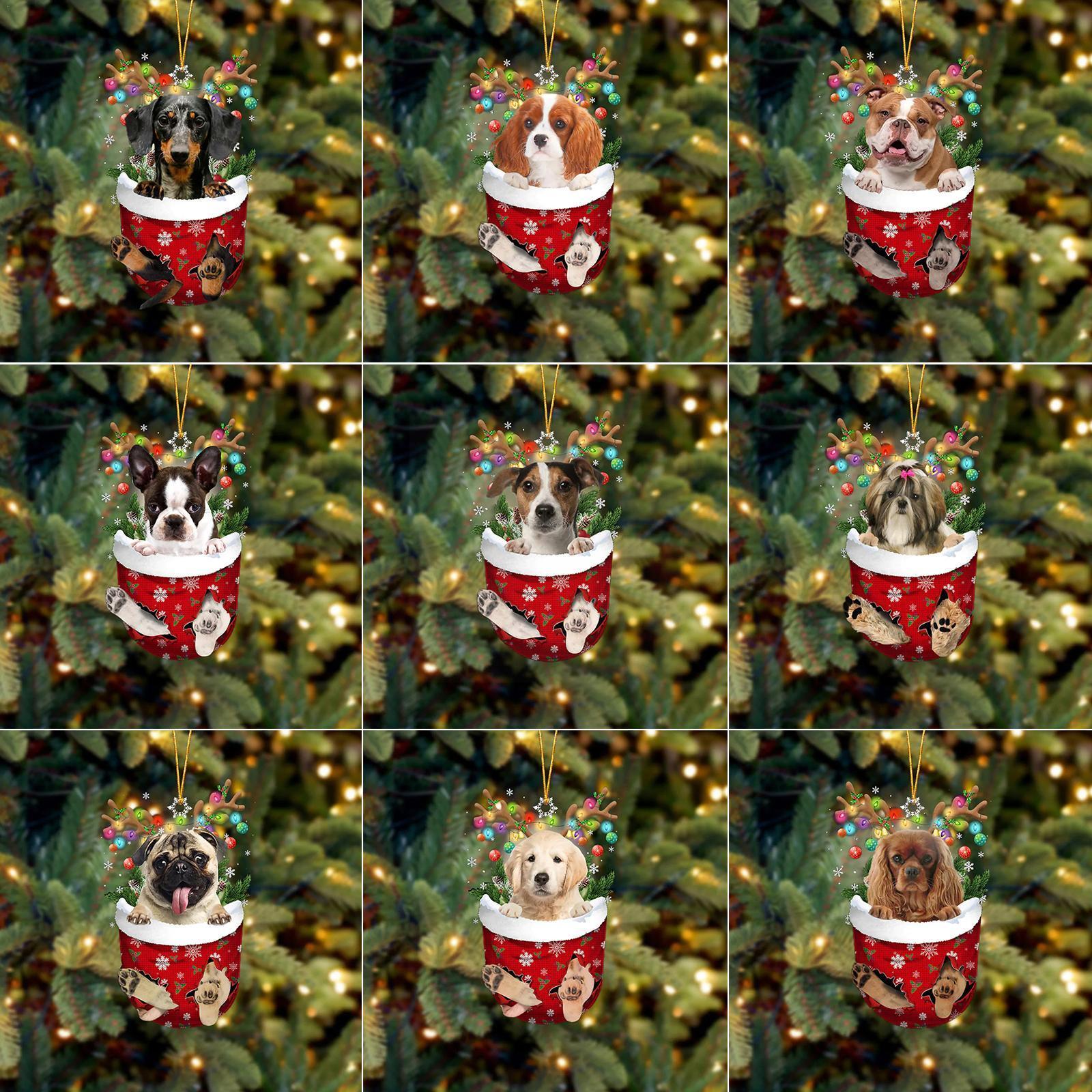 Christmas Dogs Ornaments