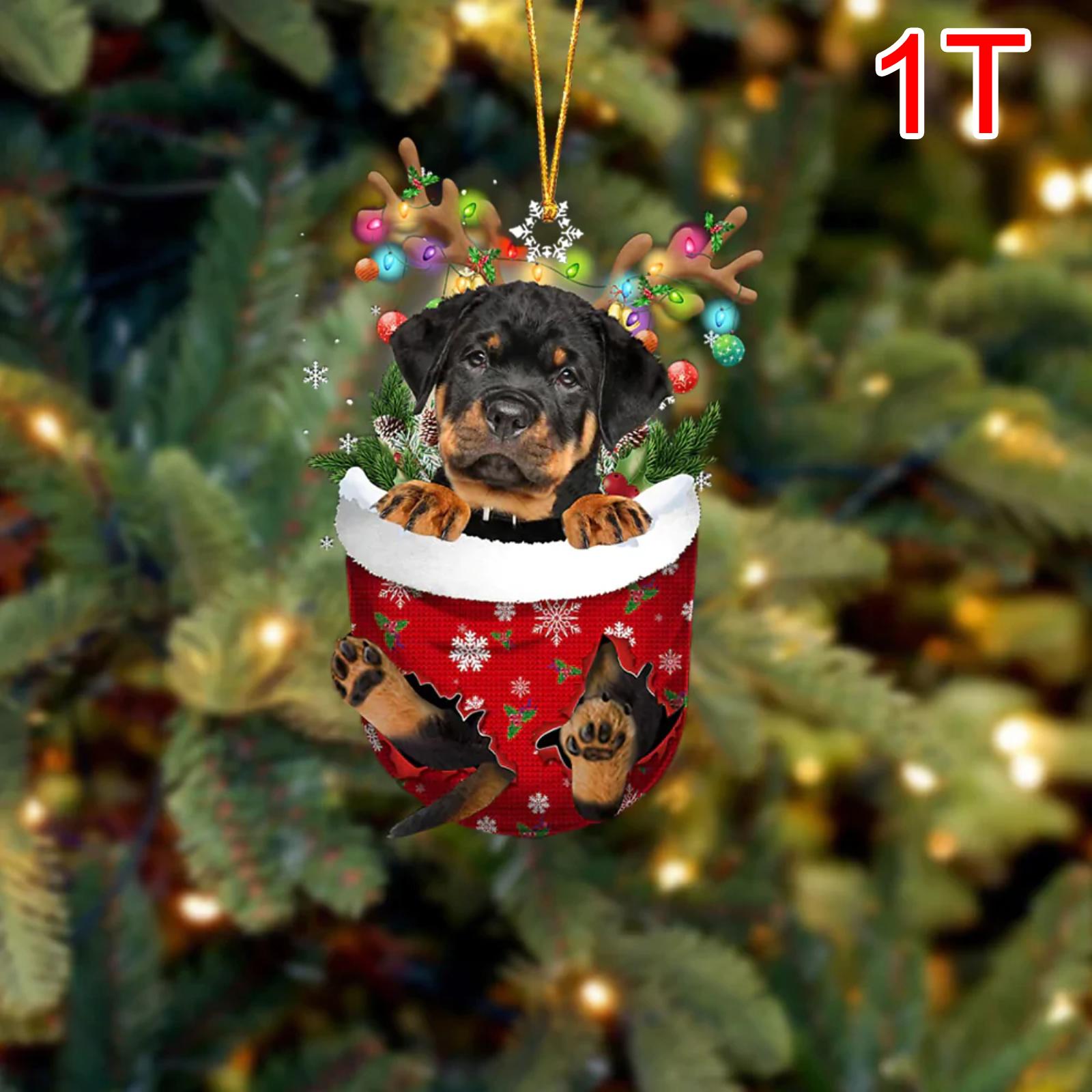 Christmas Dogs Ornaments