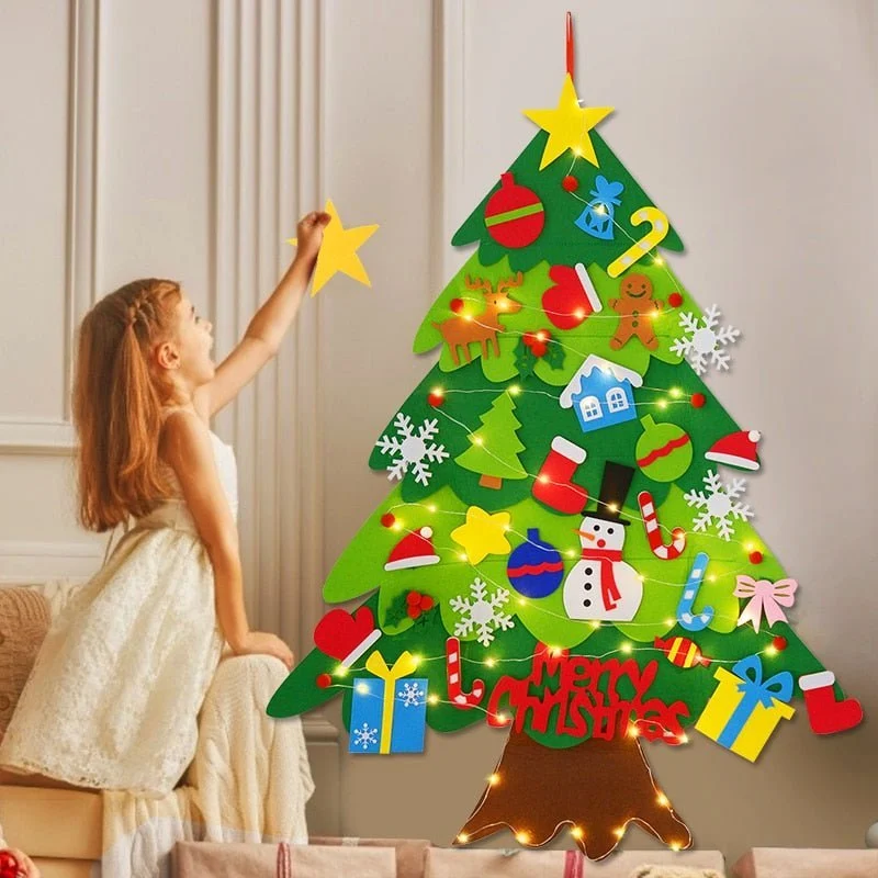 Christmas Promotion 49% OFF – DIY Felt Christmas Tree Set