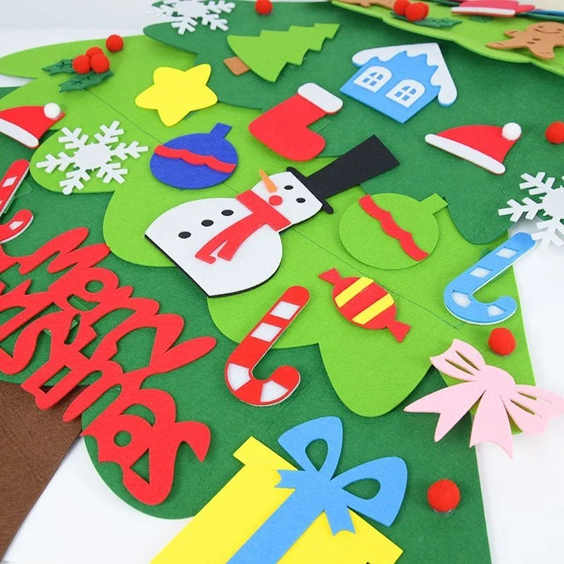 Christmas Promotion 49% OFF - DIY Felt Christmas Tree Set