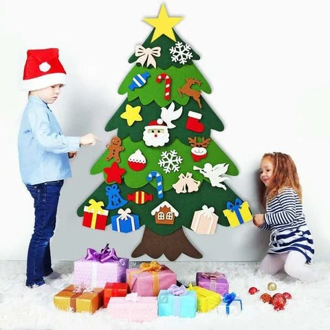 Christmas Promotion 49% OFF - DIY Felt Christmas Tree Set