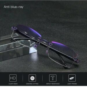 Clarkod Sapphire High Hardness Anti-blue Progressive Far And Near Dual-Use Glasses