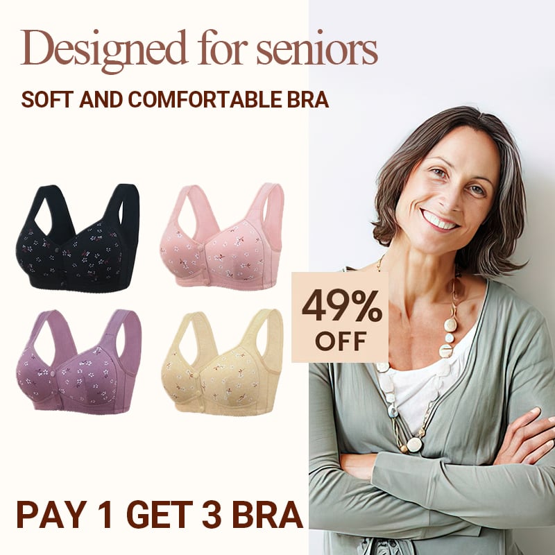 Comfortable & Convenient Front Button Bra