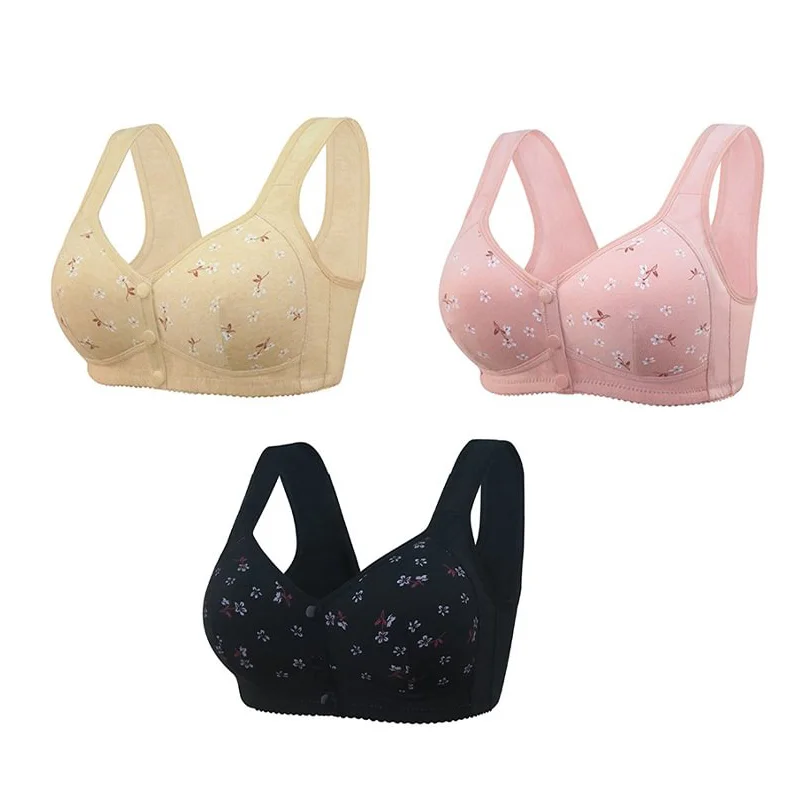 Comfortable & Convenient Front Button Bra