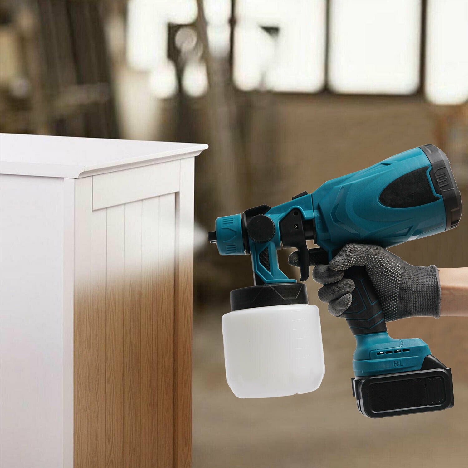 Cordless Paint Sprayer (+2 FREE Batteries)