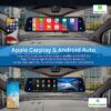 Drive Cam 12" 4K Carplay - Android Auto Wireless Smart Cam 1440P