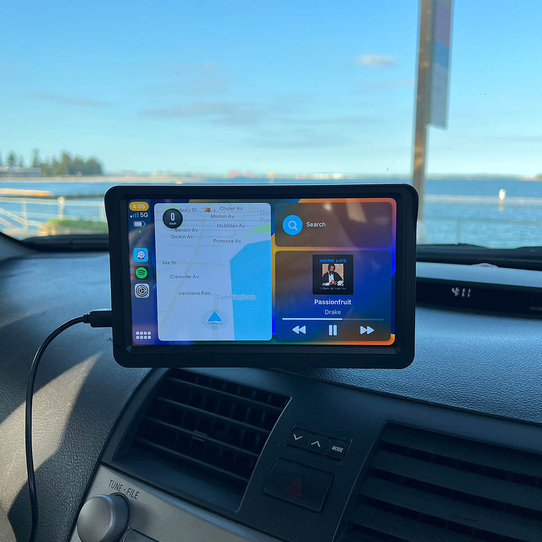 DriveScreen Wireless Touchscreen Car Dashboard | Apple CarPlay & Android Auto