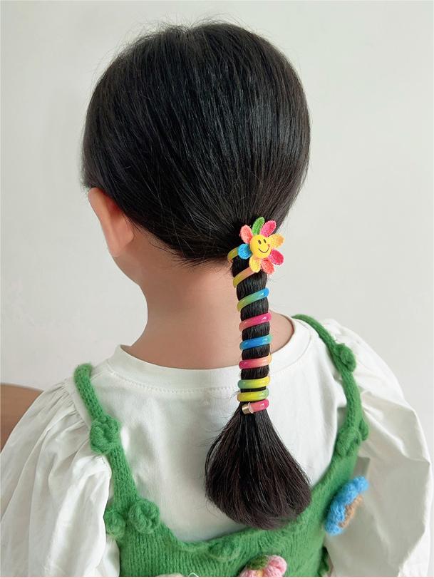 Early Christmas Sale - Colorful Telephone Wire Hair Bands for Kids